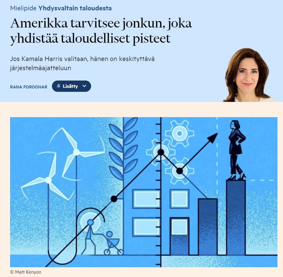 Rana Foroohar systeemiajattelu 20240902